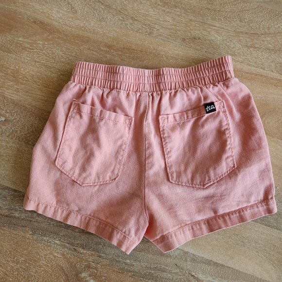 Tea Collection Teal Rumba Ruffle Shorts - Picture 3 of 3